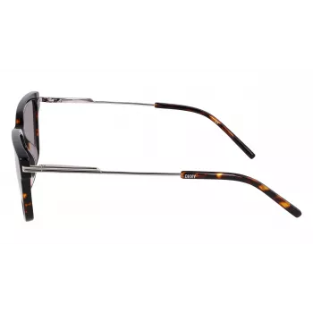 DKNY moteriški akiniai nuo saulės DK713S5617237 Havana Brown Rectangular 56mm