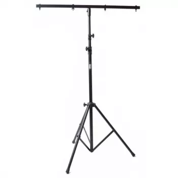 DNA LS1 šviesos stovas su T formos skersiniu, maks. aukštis 320 cm, keliamoji galia 20 kg, plienas, juoda
