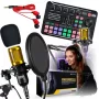 DNA Studio Set išorinė Bluetooth garso plokštė / garso sąsaja su DSP efektais, fantominiu maitinimu, USB-C ir baterija