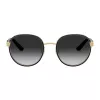 Dolce & Gabbana moteriški akiniai nuo saulės DG2227J-02-8G auksinis metalas pilkas gradientas 52mm