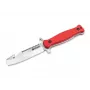 Dönges Expert Fire Knife 02DG001 gelbėjimo sulankstomas peilis su stiklo daužytuvu ir diržo pjaustytuvu, juodas