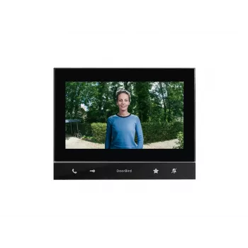 DoorBird IP Video Indoor Station A1103 Black Edition, 7 inch IPS Touch Display, Capacitive, Fast Ethernet, PoE