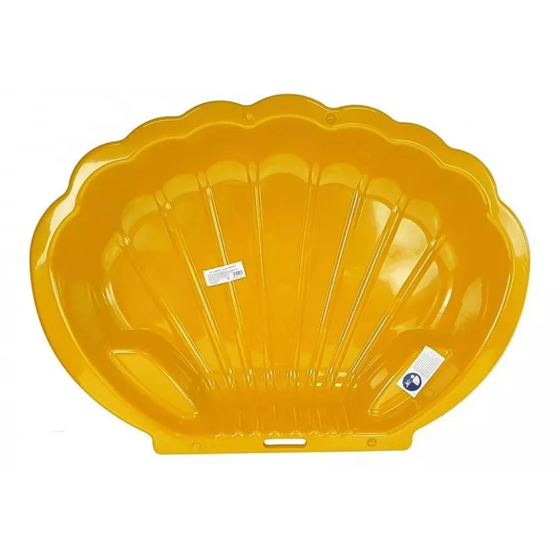 DOREX Smėlio dėžė baseinas vaikams 2v1 Kiautas Geltona 110cm