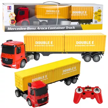 Double E Mercedes-Benz Arocs nuotoliniu valdymu RC konteinerinis sunkvežimis 1:26
