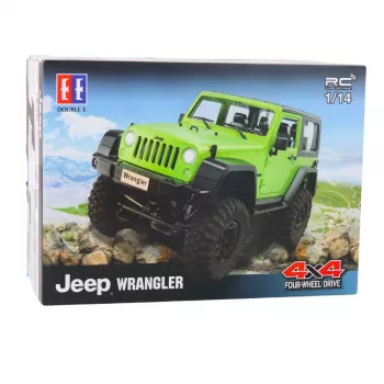 Double E RC Jeep Wrangler Rock Crawler Orange 1:14 nuotoliniu valdymu visureigis