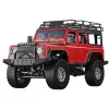 Double E nuotoliniu būdu valdoma visureigė transporto priemonė RC Land Rover Defender 90 raudona 1:14