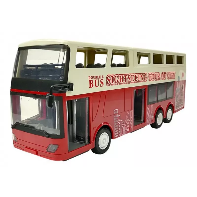 Double E nuotoliniu valdymu valdomas dviejų aukštų autobusas R/C 2.4G 1:18