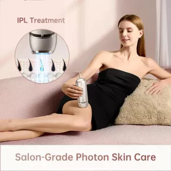 Dreame AHR01-GOLD IPL plaukų šalinimo prietaisas Nova Gold su 990 000 blyksnių, 5 energijos lygiais, UV filtru, laidinis