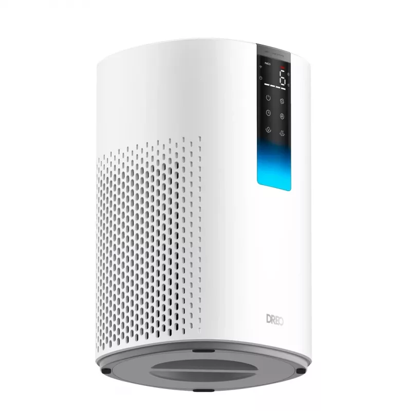 Dreo Air Purifier 605S, 5-in-1 Smart HEPA Air Purifier su Wi-Fi, balso valdymu, kambariams iki 1588 kv. pėdų, balta