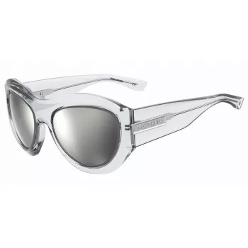 DSQUARED2 D2-0072-S-900 Vyriški kvadratiniai acetatiniai akiniai nuo saulės - Juodas rėmas, pilki lęšiai 59mm