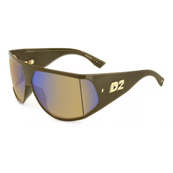 DSQUARED2 D2-0124-S-79U Vyriški akiniai nuo saulės Havana Brown Acetate 75/11/115 mm UV400