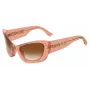 DSQUARED2 Moteriški akiniai nuo saulės D2-0118-S-733 Juodas kvadratinis acetatinis rėmelis, pilki gradientiniai lęšiai, 57 mm