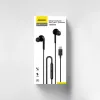 DUDAO Hi-Fi X3C+ laidiniai ausinukai su mikrofonu, 1,2 m, juodi