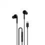 DUDAO Hi-Fi X3C+ laidiniai ausinukai su mikrofonu, 1,2 m, juodi