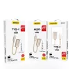Dudao L15T OTG USB 2.0 į USB Type-C adapterio laidas, pilkas, 15 cm