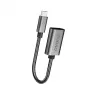 Dudao L15T OTG USB 2.0 į USB Type-C adapterio laidas, pilkas, 15 cm