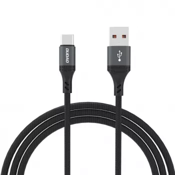Dudao L3ST USB-A į USB-C 5A laidas 1,2m pintas - Juodas