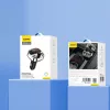 Dudao R2PRO+ Automobilinis FM siųstuvas su PD25W Bluetooth 5.3 RGB įkrovimo prievadais - juoda ir sidabrinė