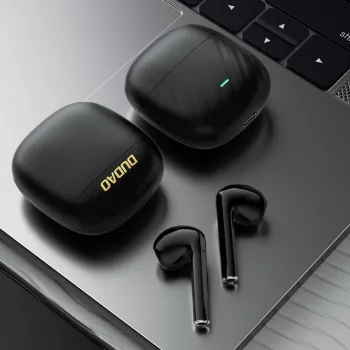 DUDAO U14+ True Wireless Stereo Bluetooth 5.3 Į ausį įdedamos ausinės - Juodos