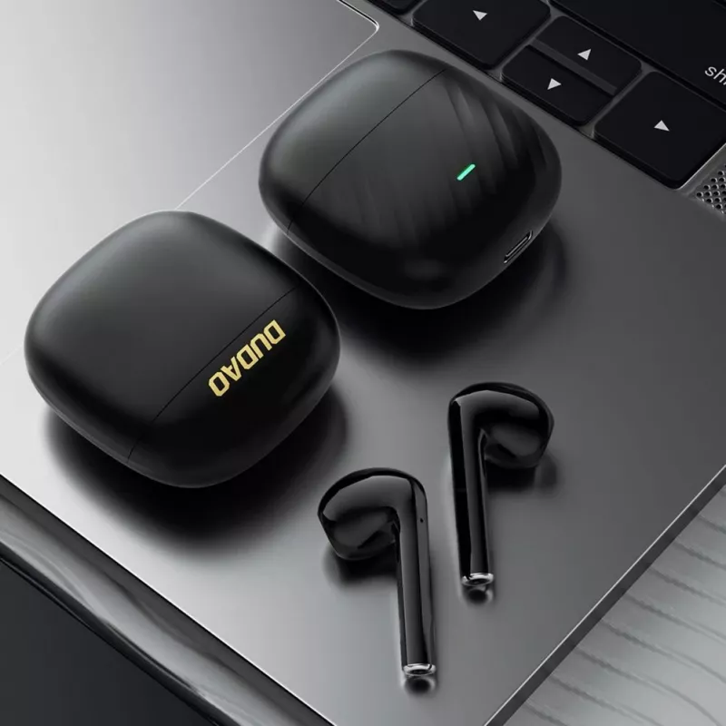 DUDAO U14+ True Wireless Stereo Bluetooth 5.3 Į ausį įdedamos ausinės - Juodos