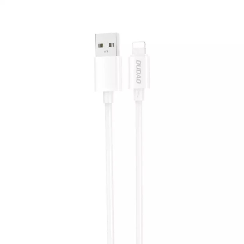 Dudao USB-A į Lightning laidas 1m baltas