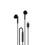 DUDAO X3C į ausis įdedamos laidinės USB-C ausinės 1,2 m - juodos