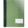 DURABLE A4+ dokumentų dėklas su etikečių langeliu, permatomas, 25 vnt. pakuotė 269005