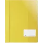 DURABLE A4+ ataskaitų aplankas su etikečių langeliu 90x57 mm, permatomas, 25 vnt. pakuotė 269004