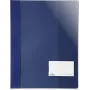 DURABLE A4+ ataskaitų aplankas su etikečių langeliu 90x57 mm, permatomas, 25 vnt. pakuotė 269007