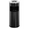 Durable pelenų / šiukšlių dėžė - apvali - 17 L - metalinė