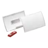 DURABLE CLICK FOLD magnetinis vardo kortelės laikiklis 90x54 mm, permatomas, 10 vienetų paketas (821519)