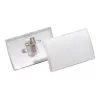 DURABLE CLICK FOLD vardinė kortelė 40x75 mm su kombinuotu segtuku, 25 vnt. pakuotė 821119