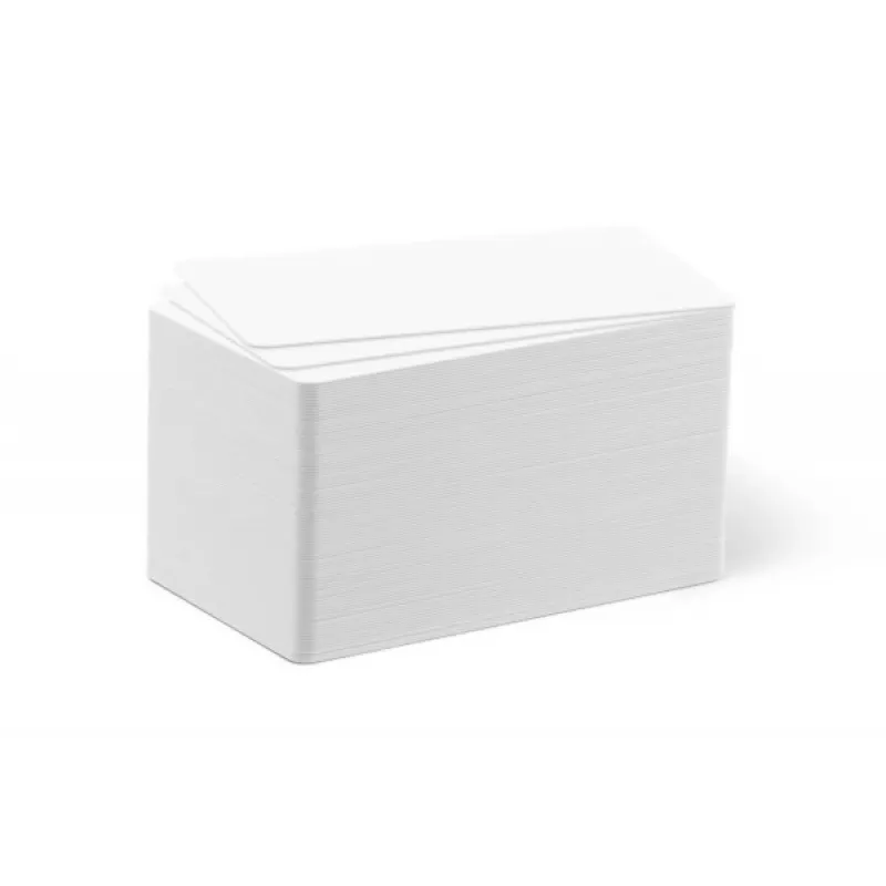 DURABLE DURACARD® plastikinės kortelės 0,50 mm baltos CR80 (100 vnt.) 891402