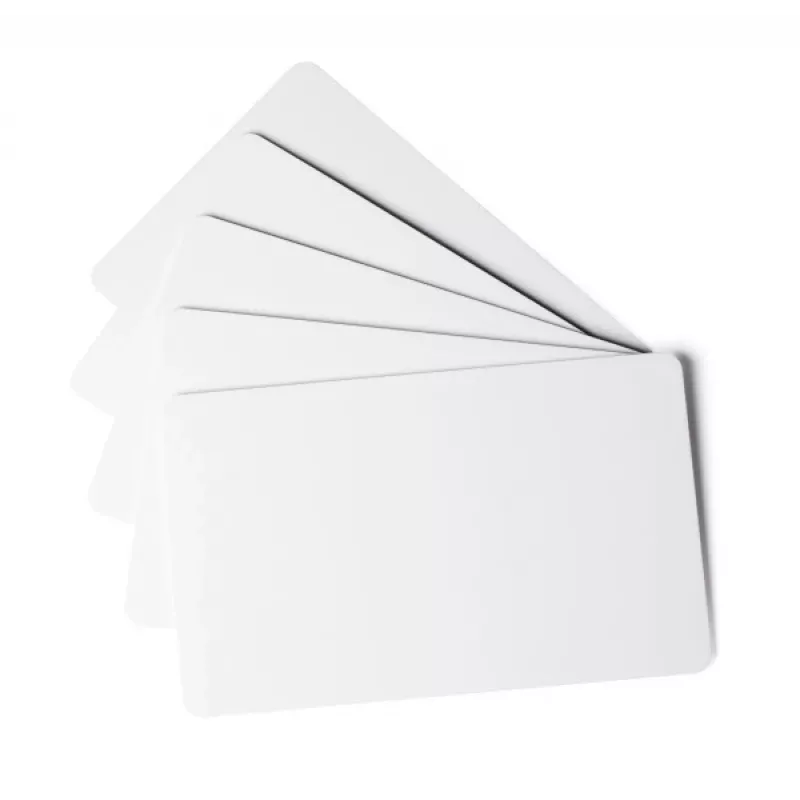 DURABLE DURACARD® plastikinės kortelės 0,50 mm baltos CR80 (100 vnt.) 891402