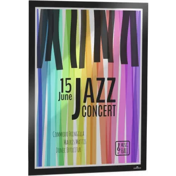 DURABLE DURAFRAME POSTER A2 lipnus informacinis rėmelis, juodas, 1 vnt. 505301