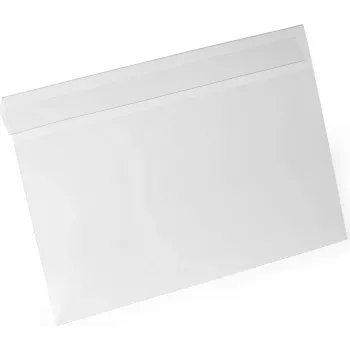 DURABLE HARD COVER A4 gulsčio formato identifikacinė kišenė su užlenkimu, permatoma 116319