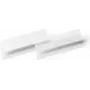 DURABLE HARD COVER lipdukų kišenė su lipniu paviršiumi 100 x 38 mm, permatoma, 10 vnt. pakelyje 118019