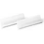 DURABLE HARD COVER lipni etiketės kišenė A6 gulsčia, permatoma, 10 vnt. pakelyje 118219
