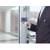 DURABLE ID kortelės laikiklis su ištraukiamu ritiniu 1 kortelei, 10 vnt. pakelis 801119
