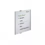 DURABLE INFO SIGN A3 portretinis sidabrinis aliuminis informacinis ženklas, anti-glare akrilas, tvirtinimas varžtais, 297 x 420 mm įdėklas 480823