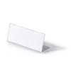 DURABLE L formos stalinė vardo lentelė 61x150 mm akrilinė permatoma, 10 vienetų paketas 805419
