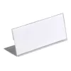 DURABLE L formos stalinė vardo lentelė 61x150 mm akrilinė permatoma, 10 vienetų paketas 805419