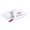 DURABLE magnetinis vardų ženklelis 90 x 54 mm, permatomas, 25 vnt. pakuotėje 811719