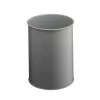 DURABLE metalinė šiukšliadėžė 15L apvali juoda 330110