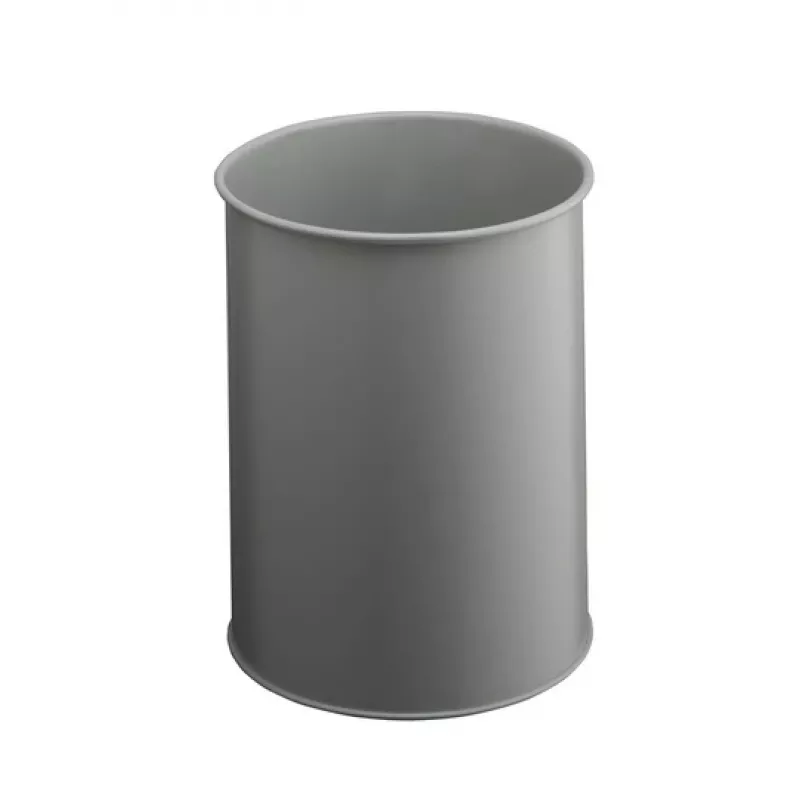 DURABLE metalinė šiukšliadėžė 15L apvali juoda 330110