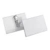 DURABLE vardinių kortelių laikiklis 54x90 mm su krokodilo segtuku, 25 vnt. pakuotė, permatomas 811119