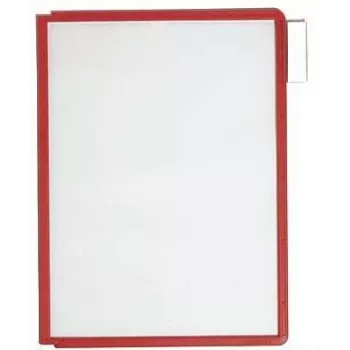 DURABLE SHERPA PANEL A4 informacinis skydelis, 5 vnt. pakuotė, juodas rėmelis 560603