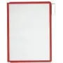 DURABLE SHERPA PANEL A4 informacinis skydelis, 5 vnt. pakuotė, juodas rėmelis 560603