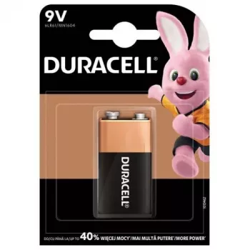 DURACELL Baterija (6LR61) DL Alkaline Basic 9V Lizdinė pakuotė 1 vnt.