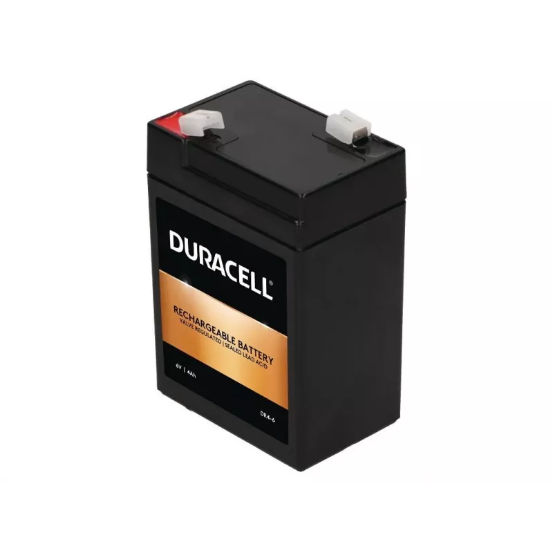 Duracell DR4-6 6V 4Ah VRLA AGM baterija su F1 gnybtais